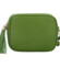 Dámská kožená crossbody kabelka světle zelená -  ItalY Kriane G