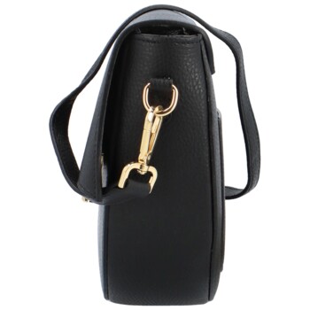 Dámská kožená crossbody černá - Delami Nora 