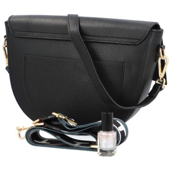 Dámská kožená crossbody černá - Delami Nora 