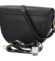 Dámská kožená crossbody černá - Delami Nora 