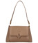 Dámská crossbody kabelka taupe - David Jones Felecia