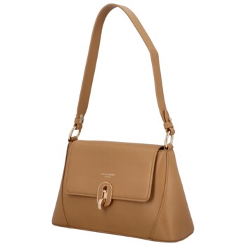 Dámská crossbody kabelka camel - David Jones Felecia