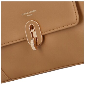 Dámská crossbody kabelka camel - David Jones Felecia