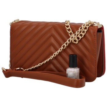 Dámská crossbody kabelka hnědá - Delami Ariena