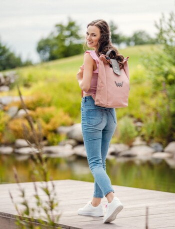 Městský batoh světle růžový - Vuch Mellora Pink