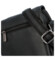 Pánská kožená crossbody/taška černá - Diviley Ethan