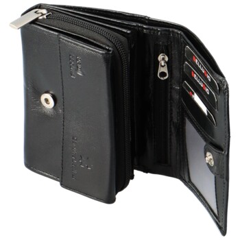 Dámská kožená peněženka černá - Bellugio Odetta