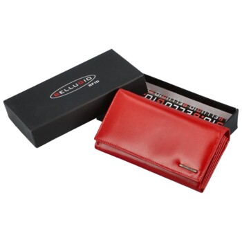 Dámská kožená peněženka červená - Bellugio Soffa