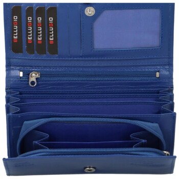 Dámská kožená peněženka tmavě modrá - Bellugio Reanda