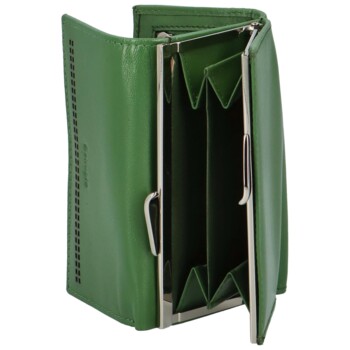 Dámská kožená peněženka zelená - Bellugio Xagnana