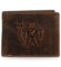Pánská kožená peněženka hnědá - Diviley Steig Blíženci