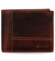 Pánská kožená peněženka hnědá - Diviley Goofry