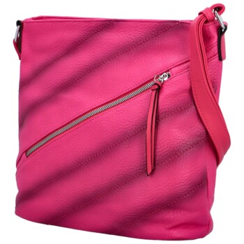 Dámská crossbody kabelka fuchsiová - Maria C Amastias