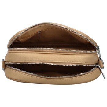 Dámská crossbody kabelka tmavě béžová - Coveri Evelyn