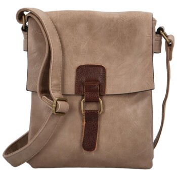 Dámská crossbody kabelka světle hnědá - Paolo bags Oresta 