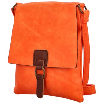 Dámská crossbody kabelka oranžová - Paolo bags Siwon