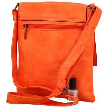 Dámská crossbody kabelka oranžová - Paolo bags Siwon