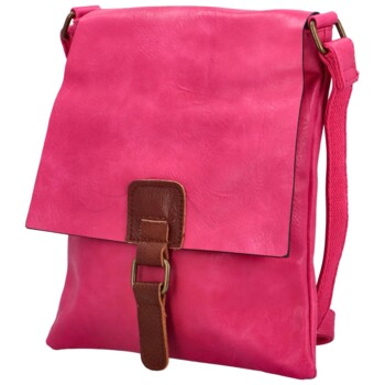 Dámská crossbody kabelka fuchsiová - Paolo bags Siwon