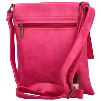 Dámská crossbody kabelka fuchsiová - Paolo bags Siwon