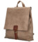 Dámský kabelko/batoh světle hnědý - Paolo bags Olefir