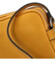 Dámská kožená crossbody kabelka žlutá - Katana Prina