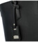 Dámská kožená kabelka přes rameno černá - Delami Sureevy