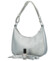 Dámská kabelka na rameno stříbrná - Herisson Maewa