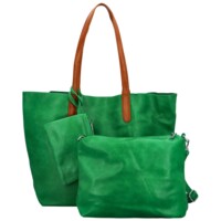 Dámská kabelka na rameno 2v1 zelená - Herisson Maggie