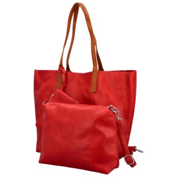 Dámská kabelka na rameno 2v1 červená - Herisson Maggie