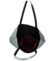 Dámská kabelka na rameno 2v1 stříbrno/černá - Herisson Hilaria