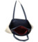 Dámská kabelka na rameno 2v1 krémovo/modrá- Herisson Hilaria