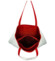 Dámská kabelka na rameno 2v1 bílo/červená - Herisson Hilaria