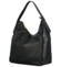 Dámská kožená kabelka na rameno černá - Delami Lilou