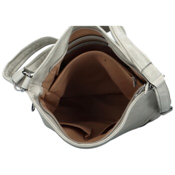 Dámský kabelko-batoh šedý - Romina & Co Bags Wolfe