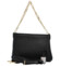 Dámská kožená crossbody kabelka černá - Delami Madison
