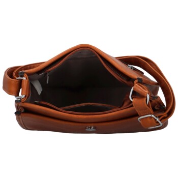 Dámská crossbody kabelka hnědá - Firenze Korina