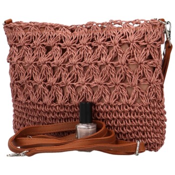 Dámská crossbody kabelka tmavě růžová - Firenze Quari