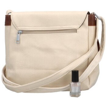 Dámská crossbody kabelka krémová - Firenze Ceryss