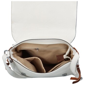 Dámská crossbody kabelka bílá - Firenze Ceryss