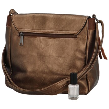 Dámská crossbody kabelka bronzová - Firenze Ceryss