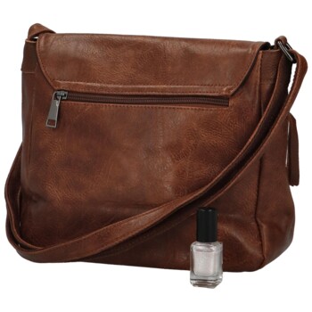 Dámská crossbody kabelka coffee - Firenze Ceryss