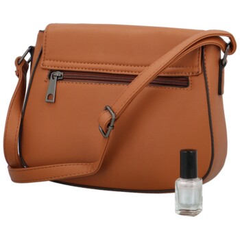 Dámská crossbody kabelka hnědá - Delami Little Charm