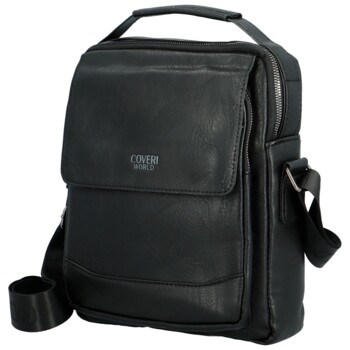 Pánská crossbody taška černá - Coveri Jauhen