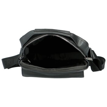 Pánská crossbody taška černá - Coveri Jauhen