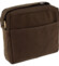 Pánská kožená crossbody/taška hnědá - Wild Trewor