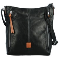 Dámská crossbody kabelka černá - Firenze Jolie