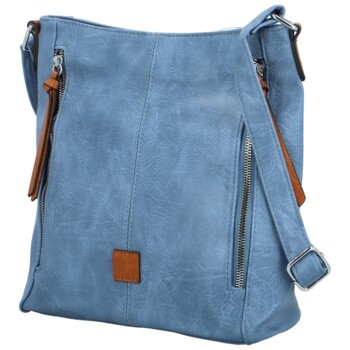 Dámská crossbody kabelka džínově modrá - Firenze Jolie