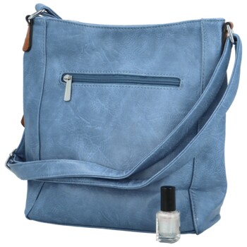 Dámská crossbody kabelka džínově modrá - Firenze Jolie