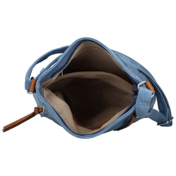 Dámská crossbody kabelka džínově modrá - Firenze Jolie