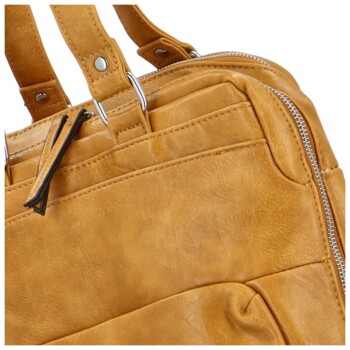 Dámský kabelko/batoh žlutý - Paolo bags Milton
